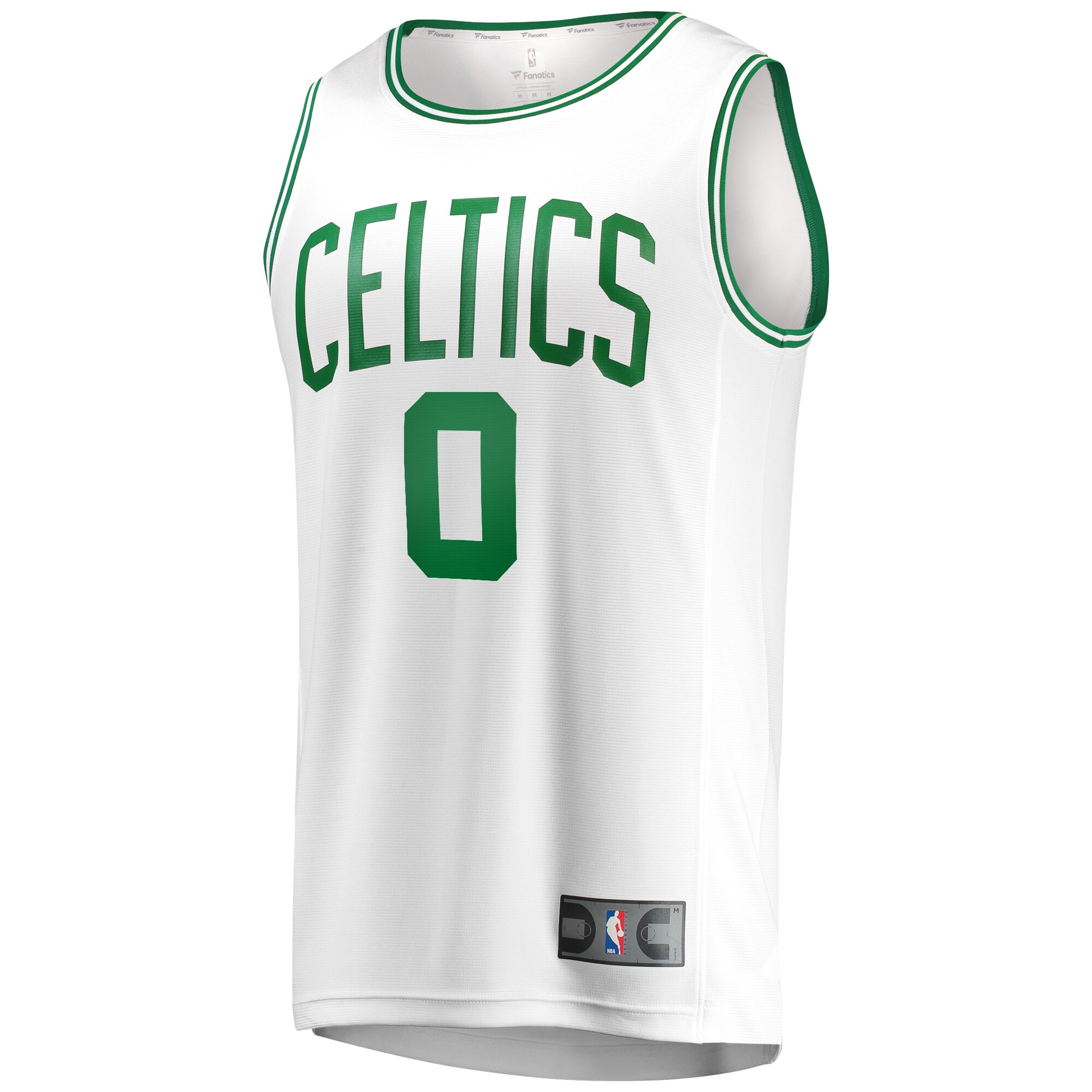 Alternative view of Jayson Tatum Boston Celtics Fanatics Fast Break Replica Player Jersey – Association Edition – White