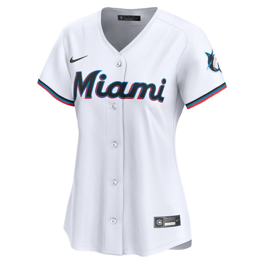 Alternative view of Jazz Chisholm Jr. 2 Miami Marlins Home Limited Women Jersey - White 
