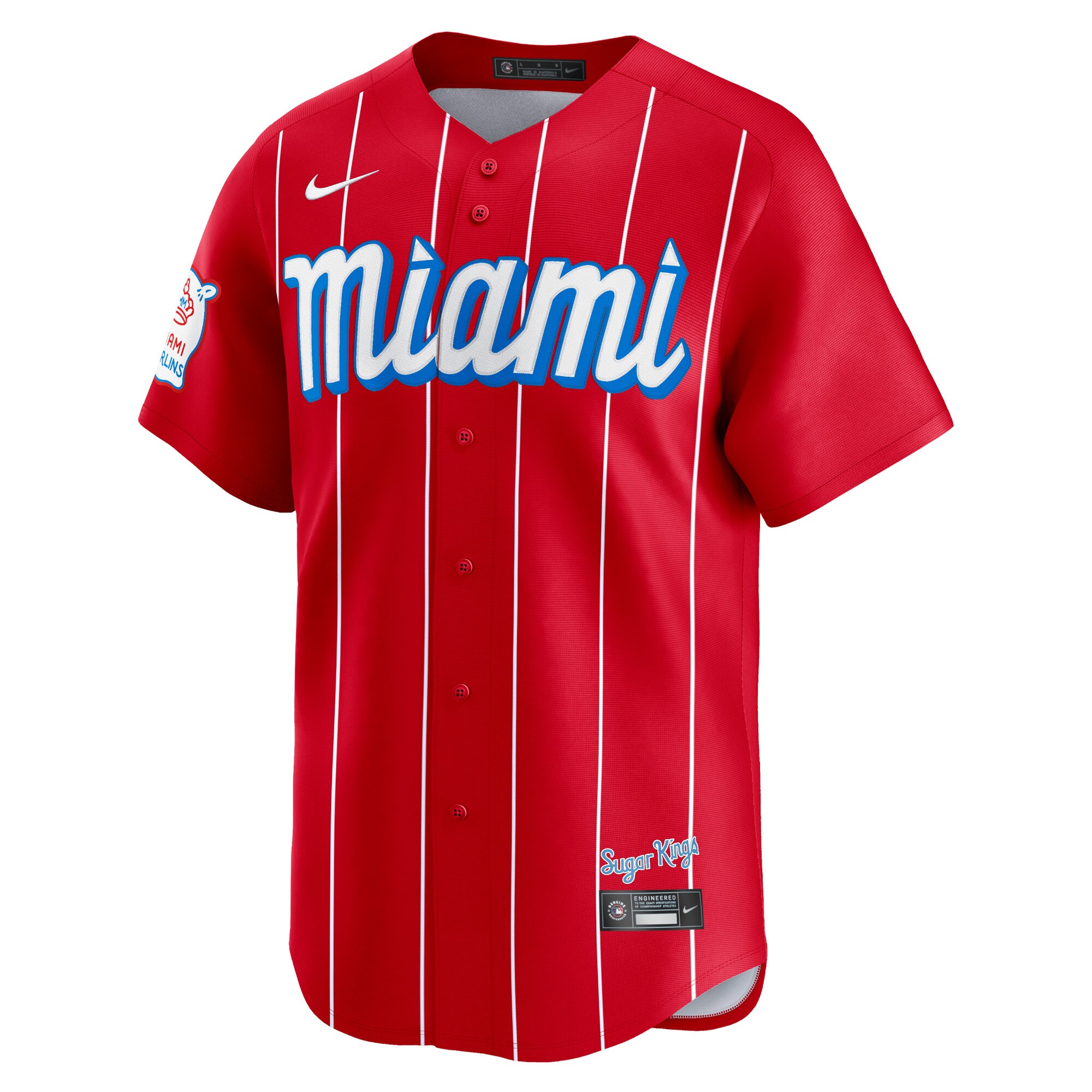 Alternative view of Jazz Chisholm Jr. Miami Marlins City Connect Limited Player Jersey - Red