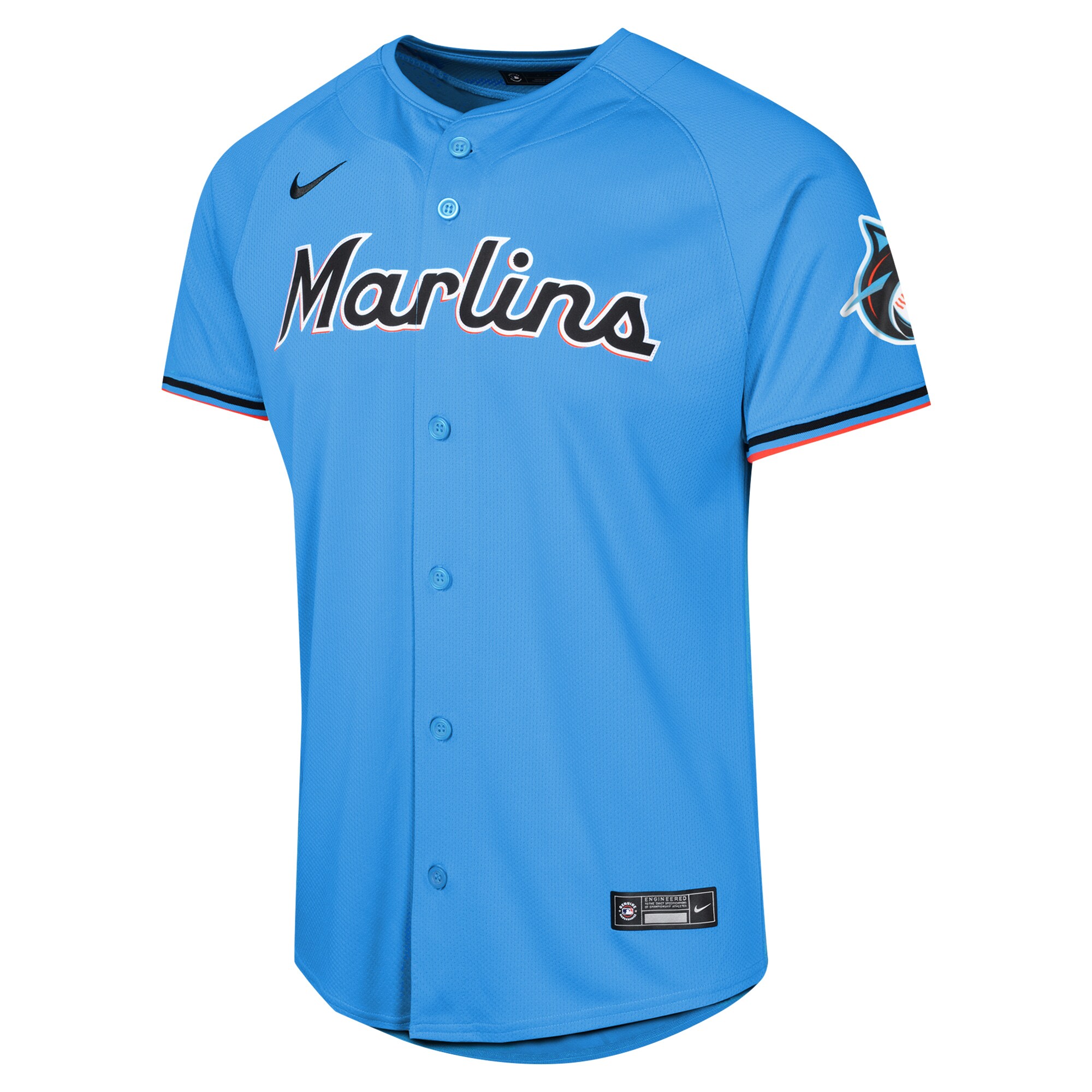 Alternative view of Jazz Chisholm Jr. Miami Marlins Youth Alternate Limited Player JerseyÃƒâ€šÃ‚Â ÃƒÂ¢Ã¢â€šÂ¬Ã¢â‚¬Å“ Blue