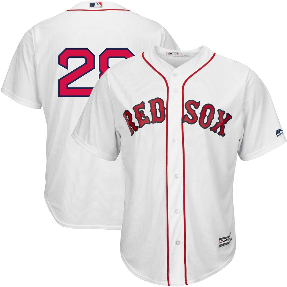 J.d. Martinez Boston Red Sox Majestic Home Official Cool Base Player Jersey - White