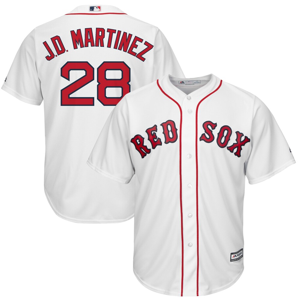 Jd Martinez Boston Red Sox Majestic Official Cool Base Player Jersey - White