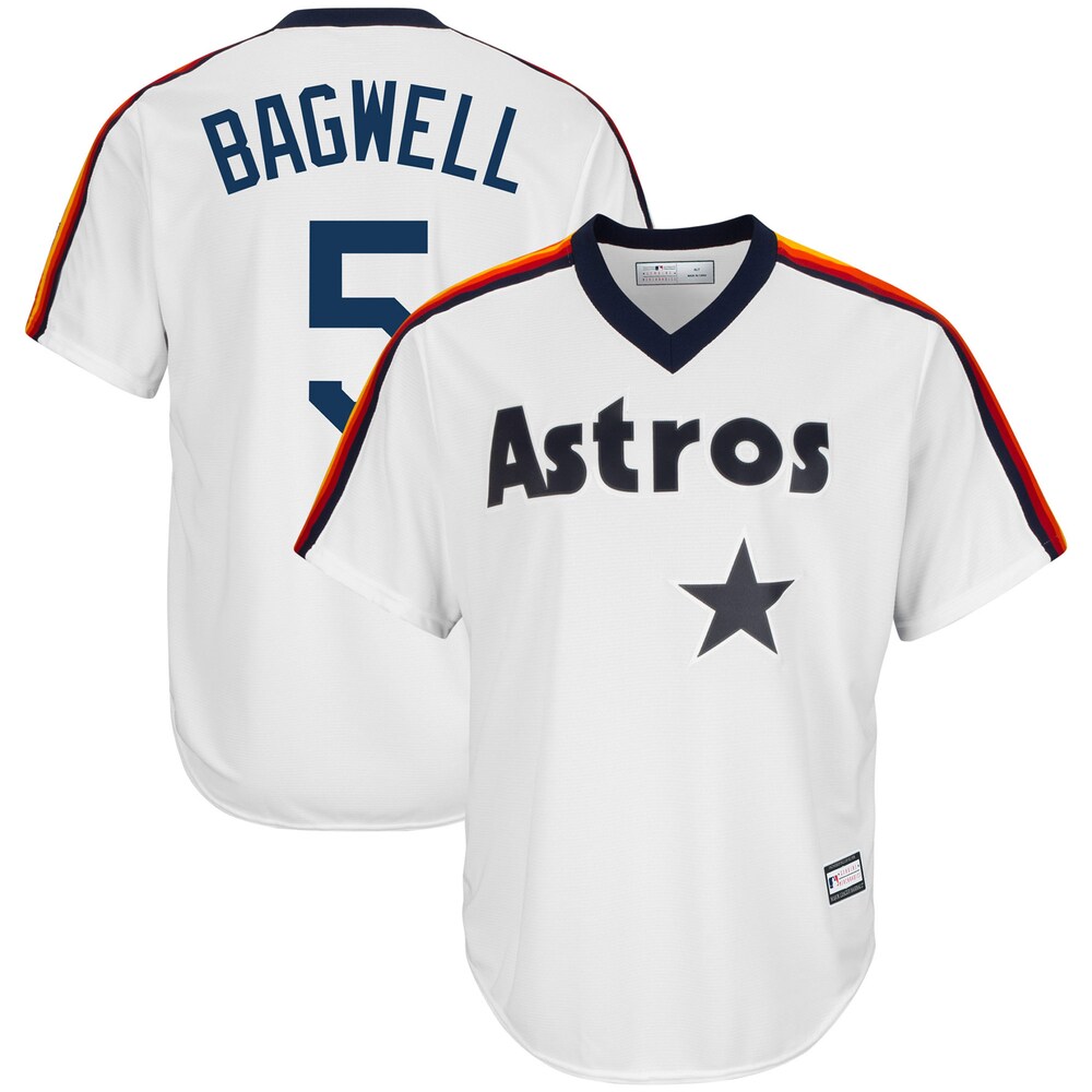 Jeff Bagwell Houston Astros Big & Tall Home Cooperstown Collection Player Jersey - White