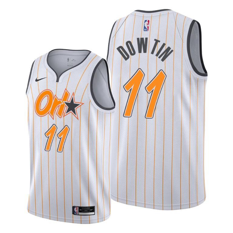 Jeff Dowtin 11 Orlando Magic City Edition White Jersey - Men Jersey - JS524 