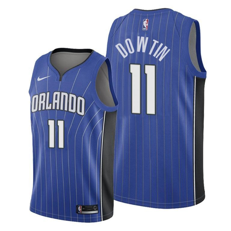 Jeff Dowtin 11 Orlando Magic Icon Edition Blue Jersey - Men Jersey - JS704 