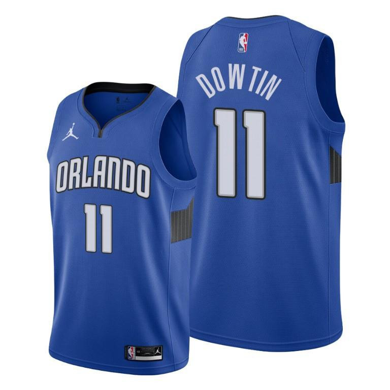 Jeff Dowtin 11 Orlando Magic Statement Edition Blue Jersey - Men Jersey - JS119 