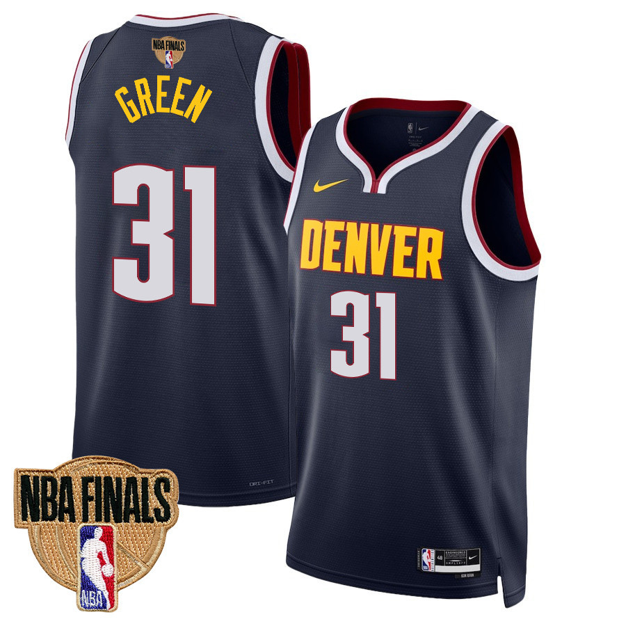 Jeff Green 31 Denver Nuggets Final Champions 2023 Swingman Jersey - Black - JS334 