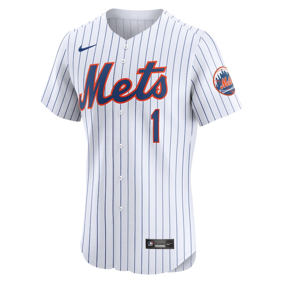 Alternative view of Jeff McNeil 1 New York Mets Home Elite Player Men Jersey - White 