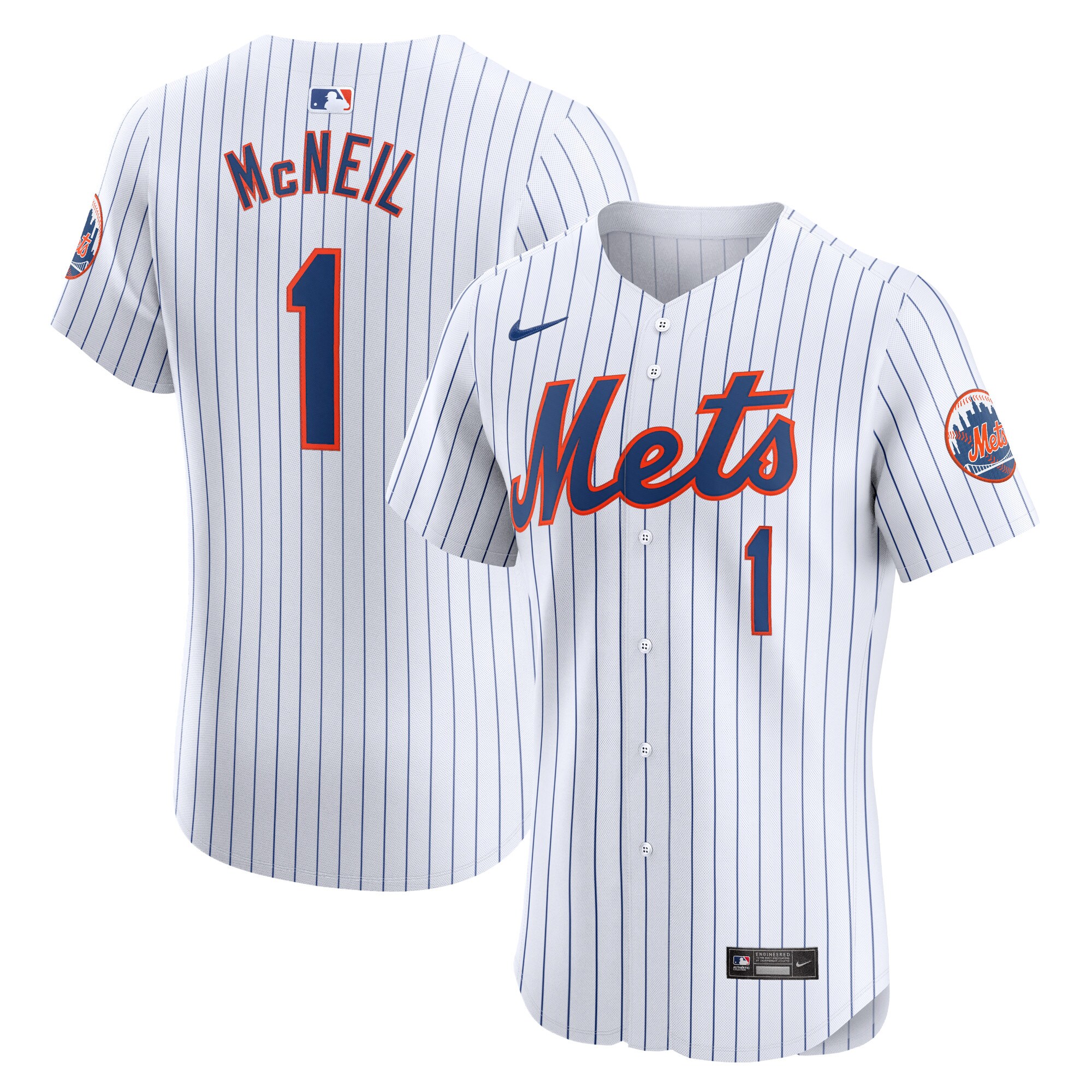 Jeff Mcneil New York Mets Home Elite Player Jersey - White