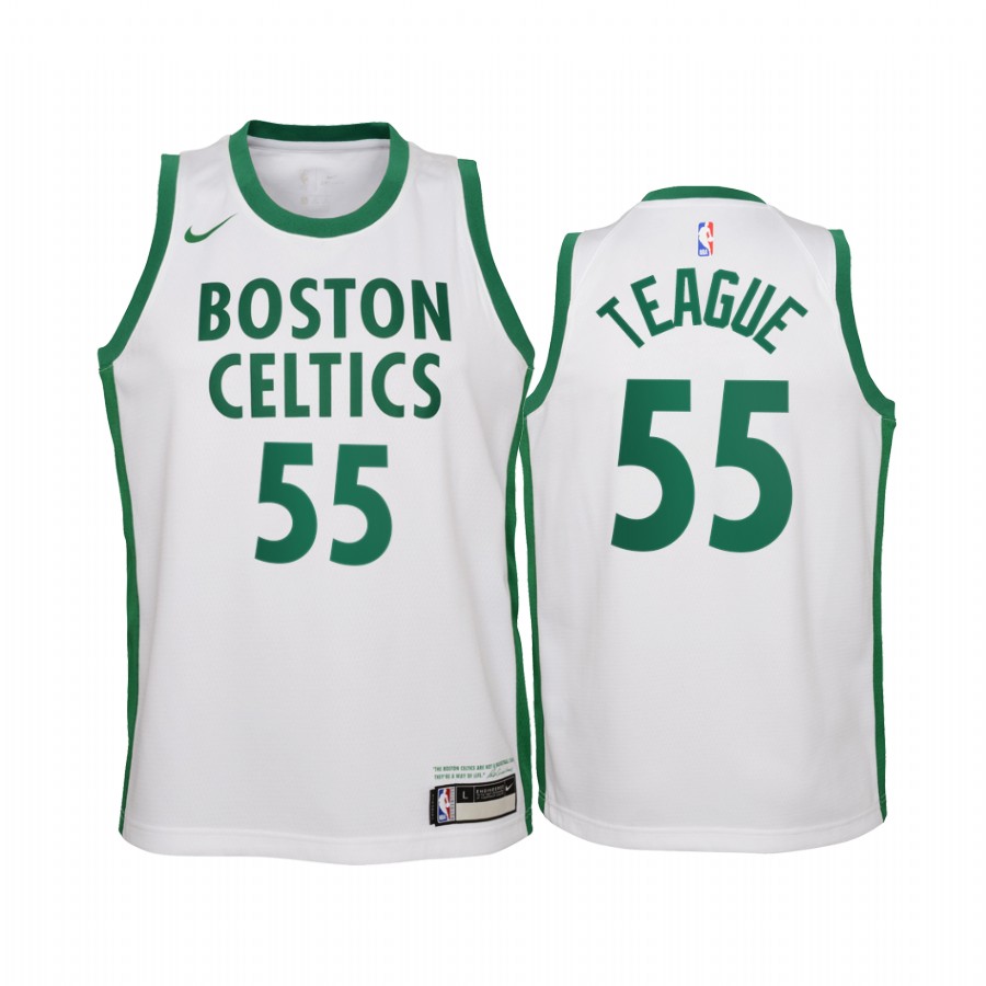 Jeff Teague Boston Celtics 2020-21 City White Youth Jersey - New Uniform