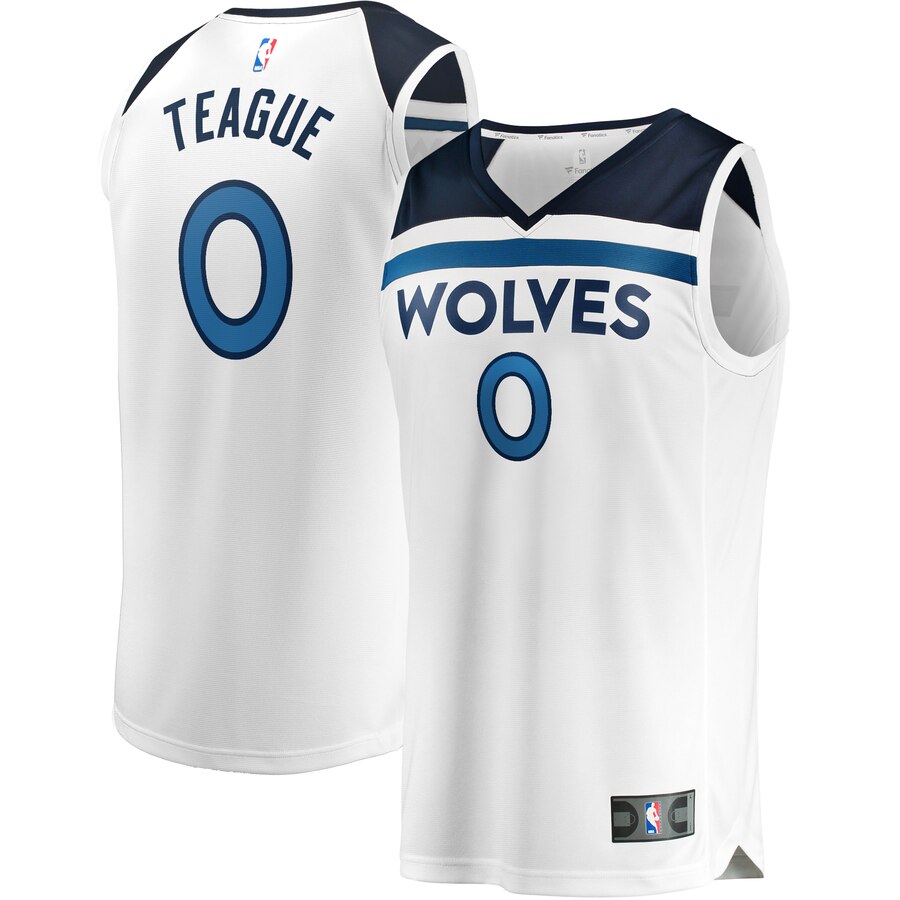 Jeff Teague Minnesota Timberwolves Fanatics Branded Fast Break Replica Player Jersey - Association Edition - White