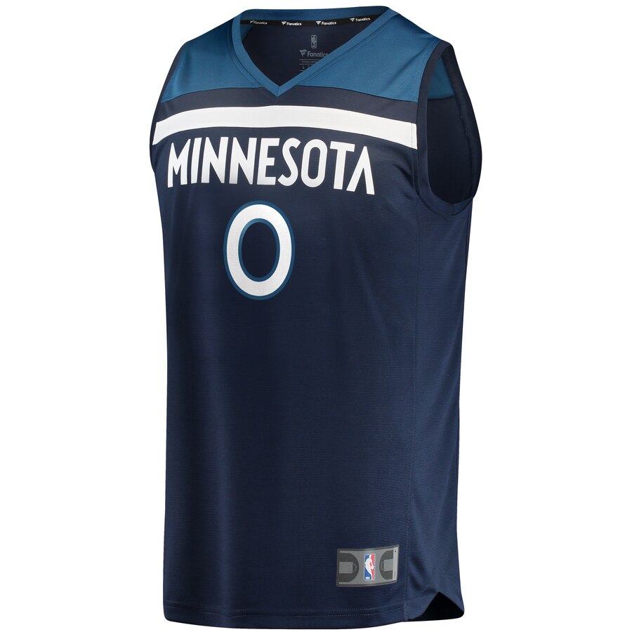 Alternative view of Jeff Teague Minnesota Timberwolves Fanatics Branded Fast Break Replica Player Jersey Green - Icon Edition - Navy