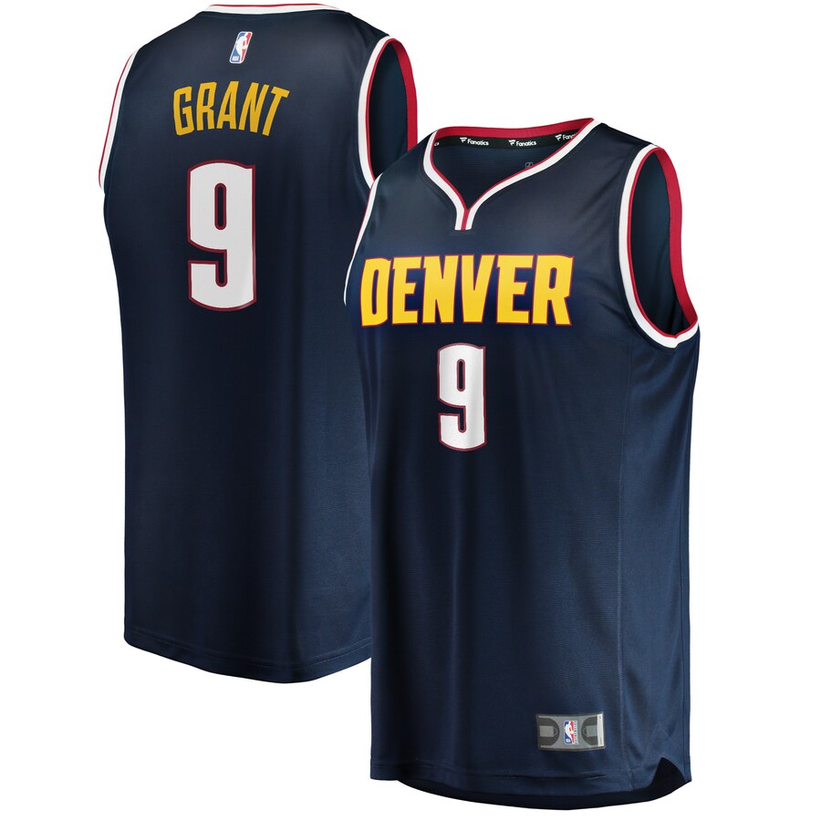 Jerami Grant Denver Nuggets Fanatics Branded Youth Fast Break Replica Jersey Navy - Icon Edition