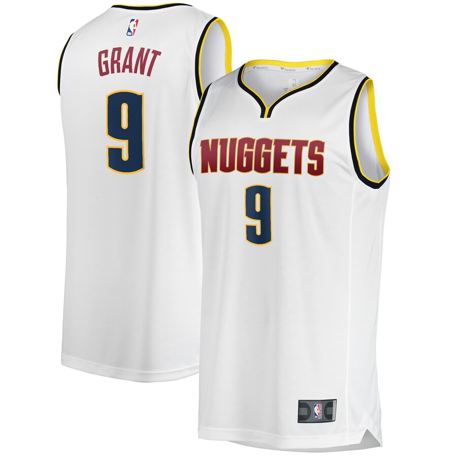 Jerami Grant Denver Nuggets Fanatics Branded Youth Fast Break Replica Jersey White - Association Edition