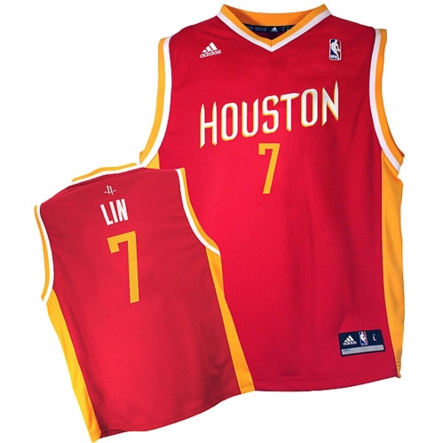 Jeremy Lin Houston Rockets Adidas Youth Replica Alternate Jersey - Red