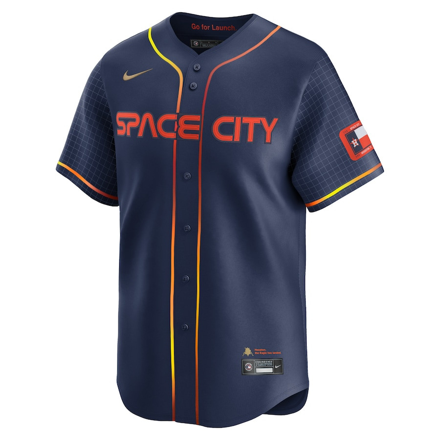 Alternative view of Jeremy Peña 3 Houston Astros City Connect Limited Men Jersey - Navy 