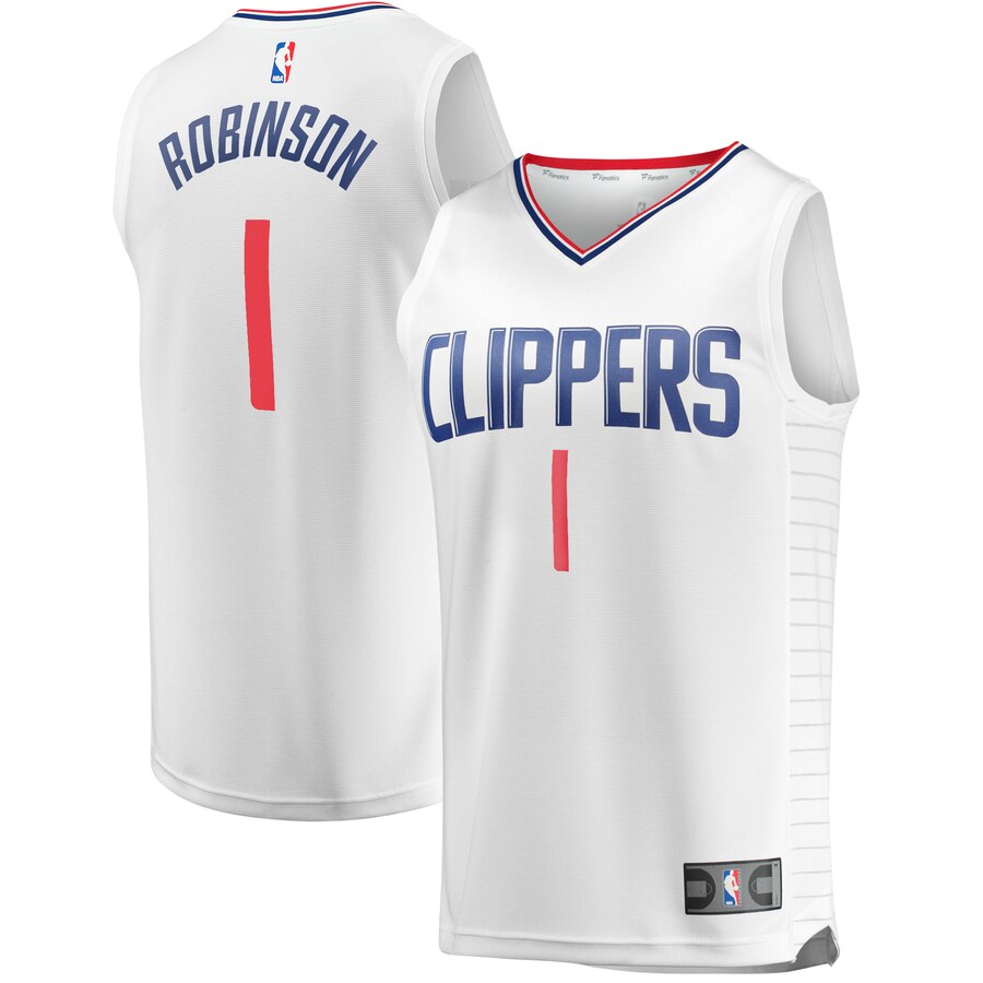 Jerome Robinson La Clippers Fanatics Branded Fast Break Player Jersey - Association Edition - White