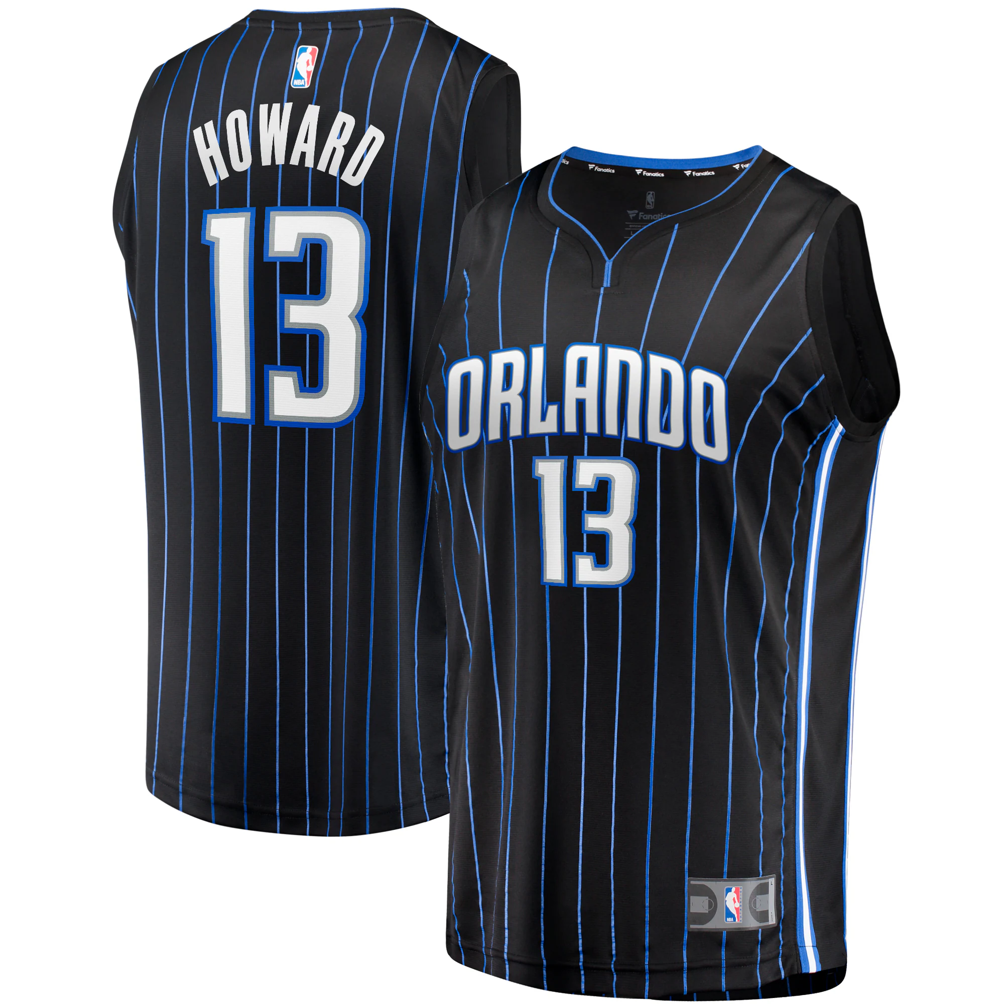 Jett Howard Orlando Magic Fanatics Branded 2023 Nba Draft First Round Pick Fast Break Replica Jersey - Icon Edition - Black