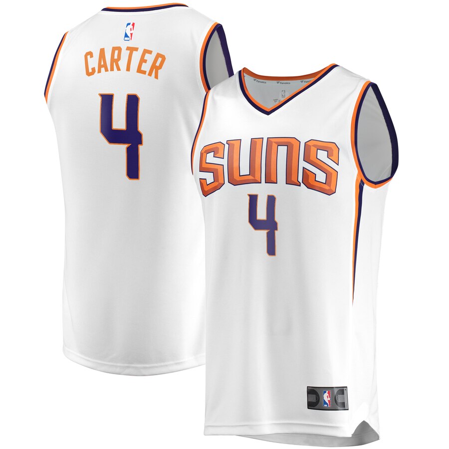Jevon Carter Phoenix Suns Fanatics Branded Fast Break Player Replica Jersey – Association Edition – White