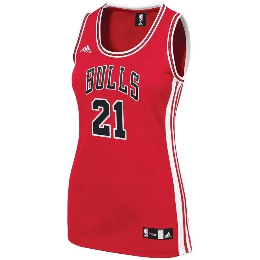 Alternative view of Jimmy Butler Chicago Bulls Women's Road Jersey - Red - JS627 