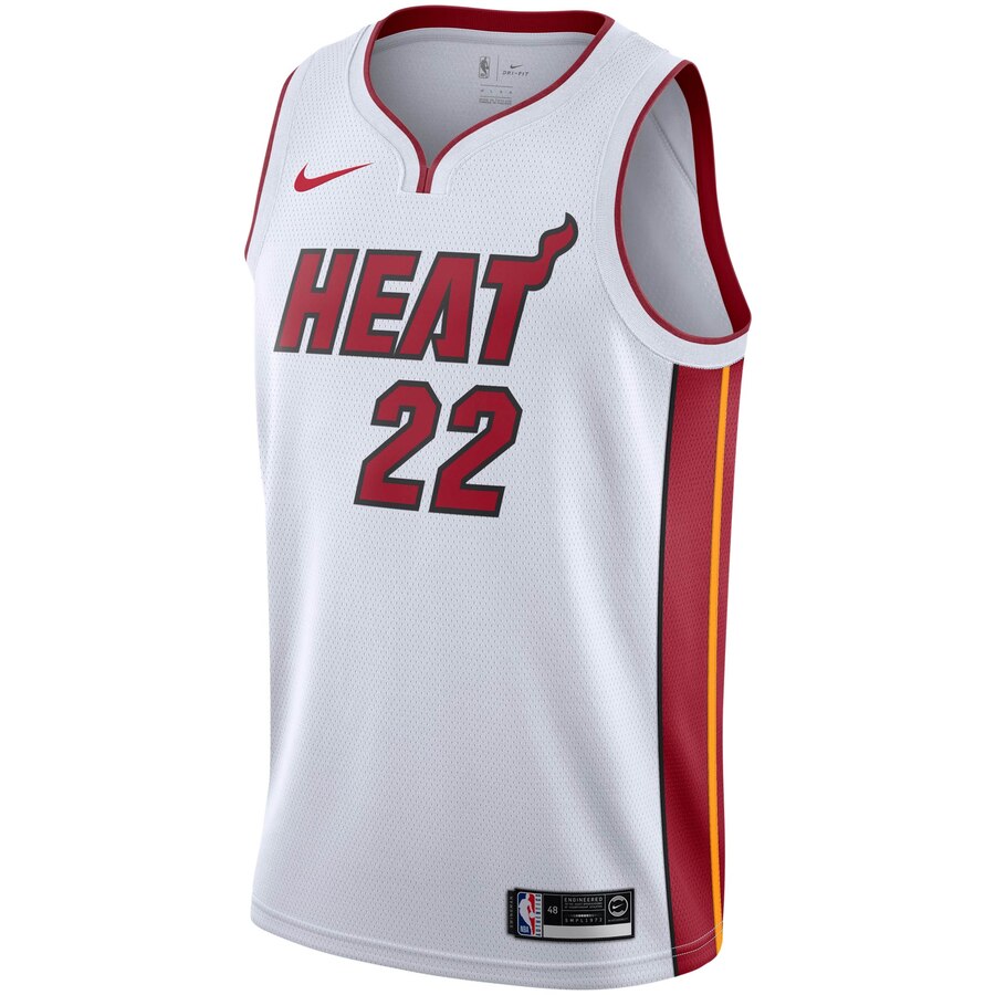 Alternative view of Jimmy Butler Miami Heat 2019/2020 Swingman Jersey – Association Edition – White