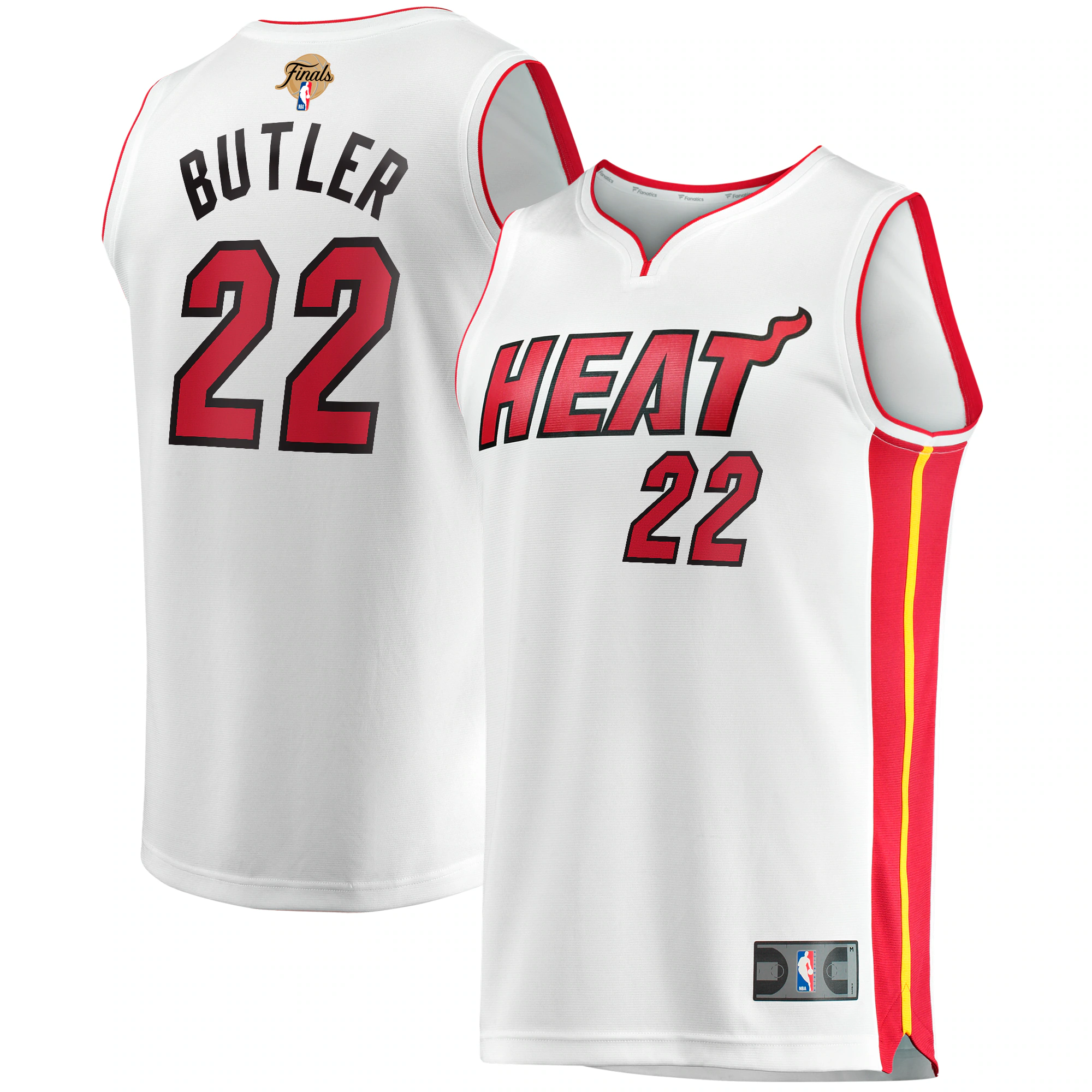 Jimmy Butler Miami Heat Fanatics Branded 2023 Nba Finals Fast Break Player Jersey - Association Edition - White