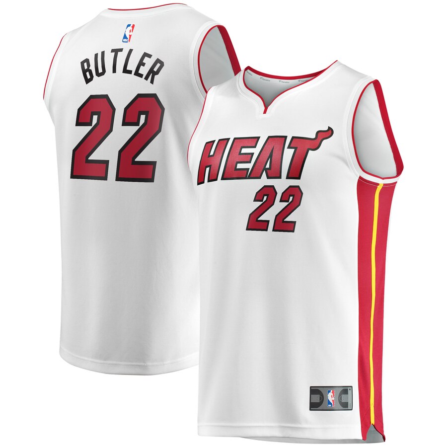 Jimmy Butler Miami Heat Fanatics Branded Fast Break Replica Player Jersey – White – Association Edition