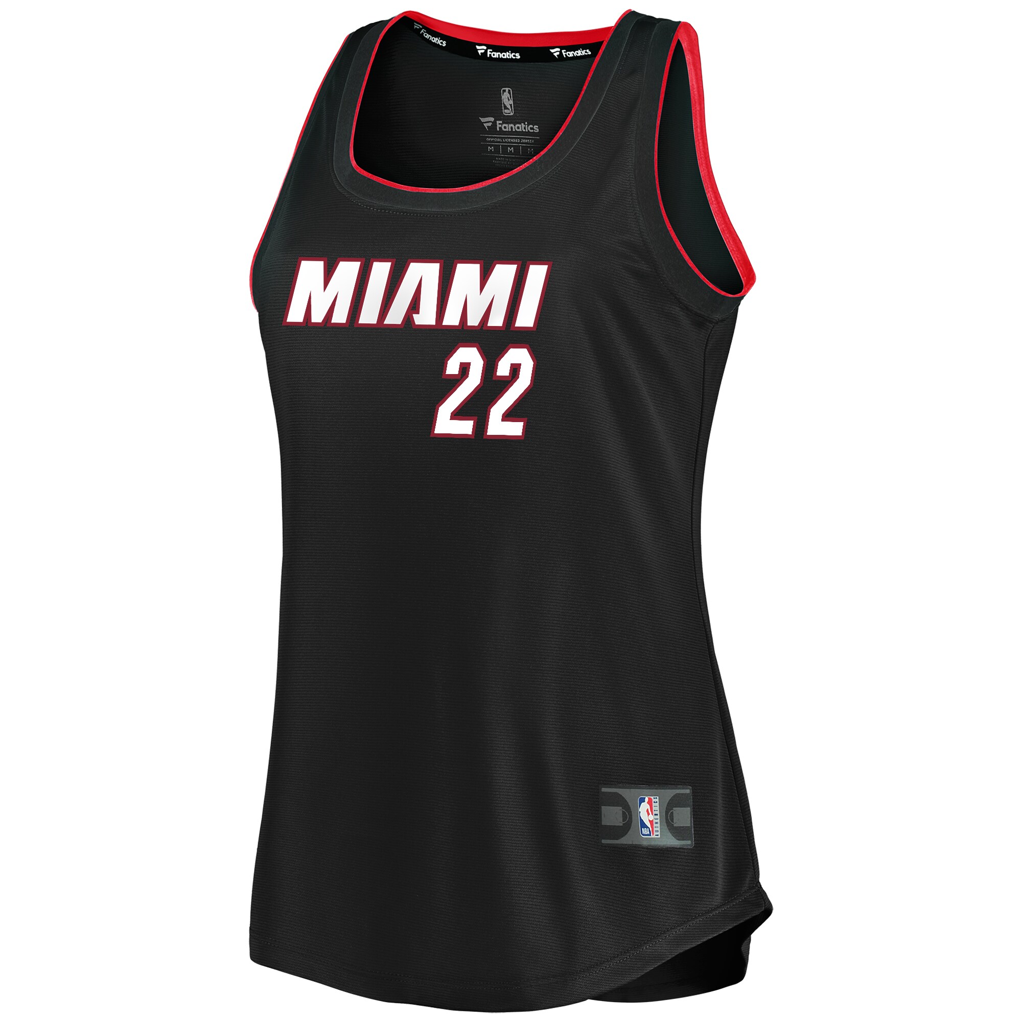 Alternative view of Jimmy Butler Miami Heat Fanatics Women's Fast Break Team Tank Jersey - Icon Edition - Black