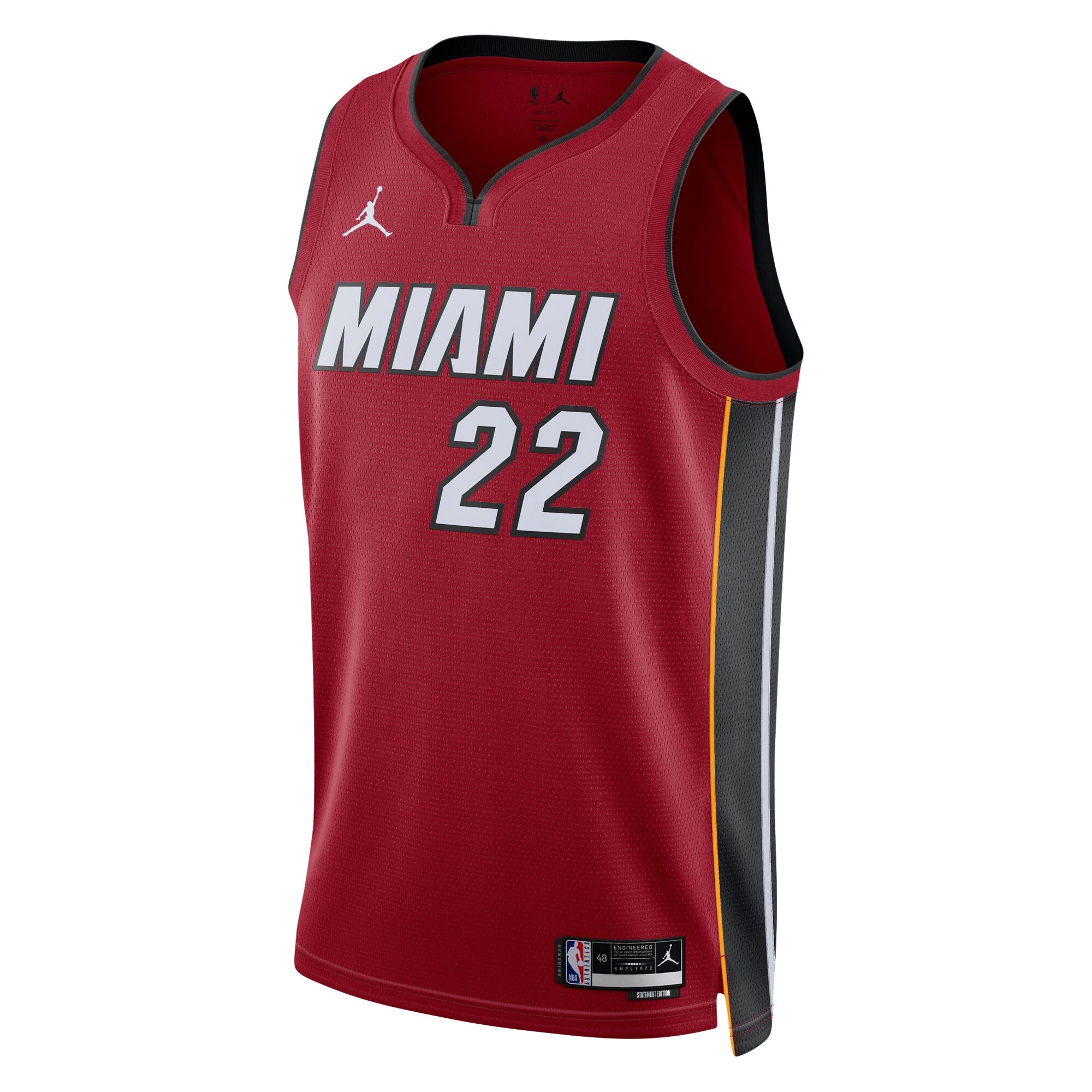 Alternative view of Jimmy Butler Miami Heat Jordan Brand Unisex Swingman Jersey - Statement Edition - Red