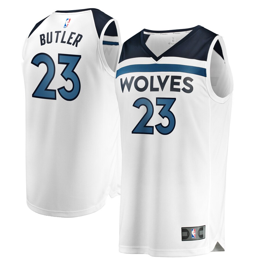 Jimmy Butler Minnesota Timberwolves Fanatics Branded Fast Break Replica Jersey White - Association Edition