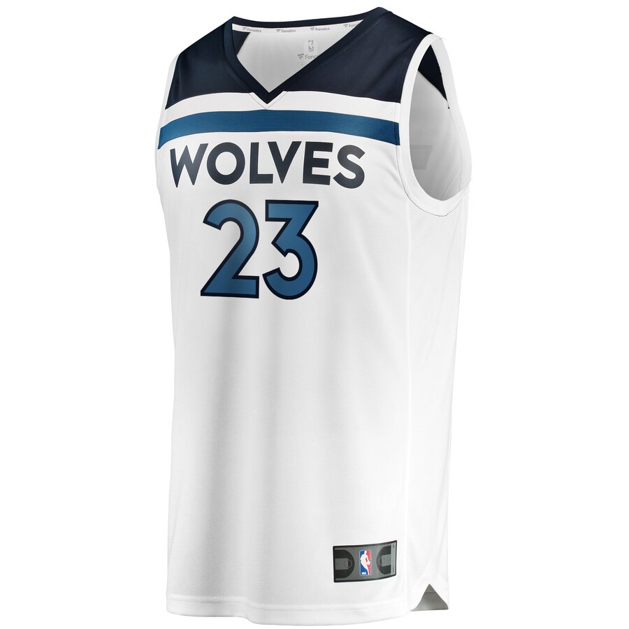 Alternative view of Jimmy Butler Minnesota Timberwolves Fanatics Branded Fast Break Replica Jersey White - Association Edition
