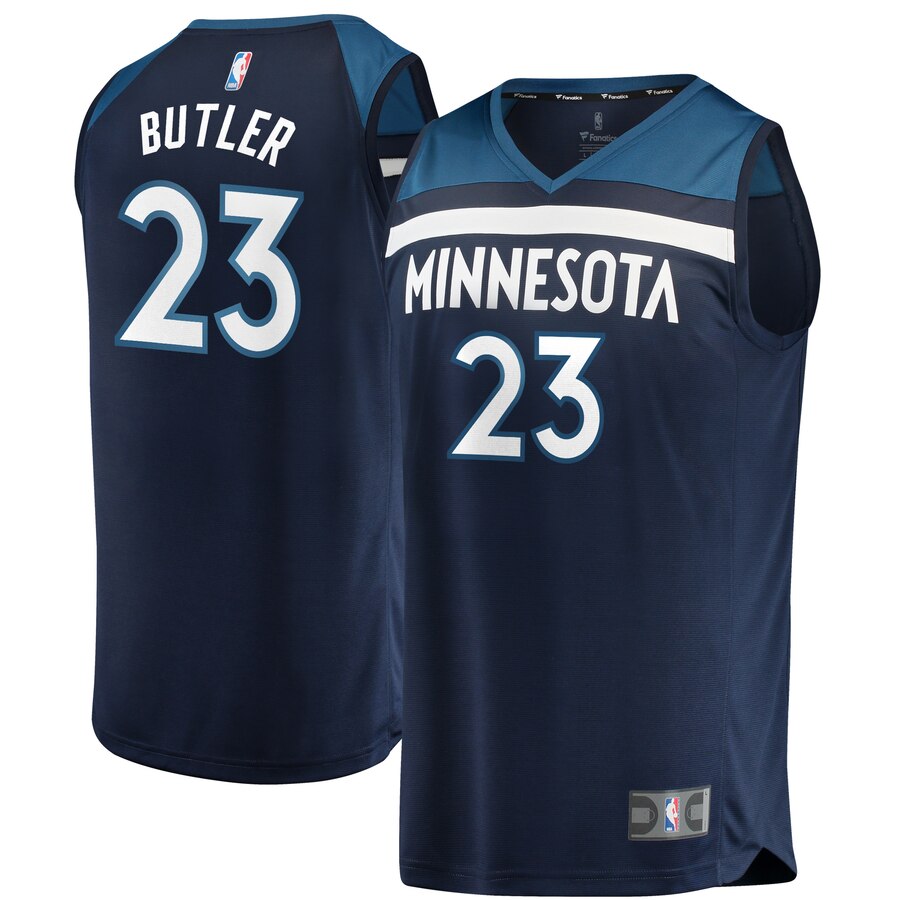 Jimmy Butler Minnesota Timberwolves Fanatics Branded Youth Fast Break Replica Jersey Navy - Icon Edition