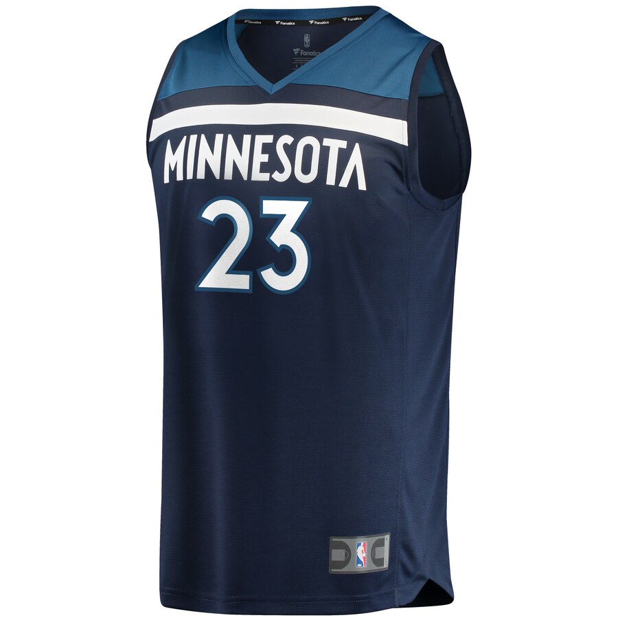 Alternative view of Jimmy Butler Minnesota Timberwolves Fanatics Branded Youth Fast Break Replica Jersey Navy - Icon Edition