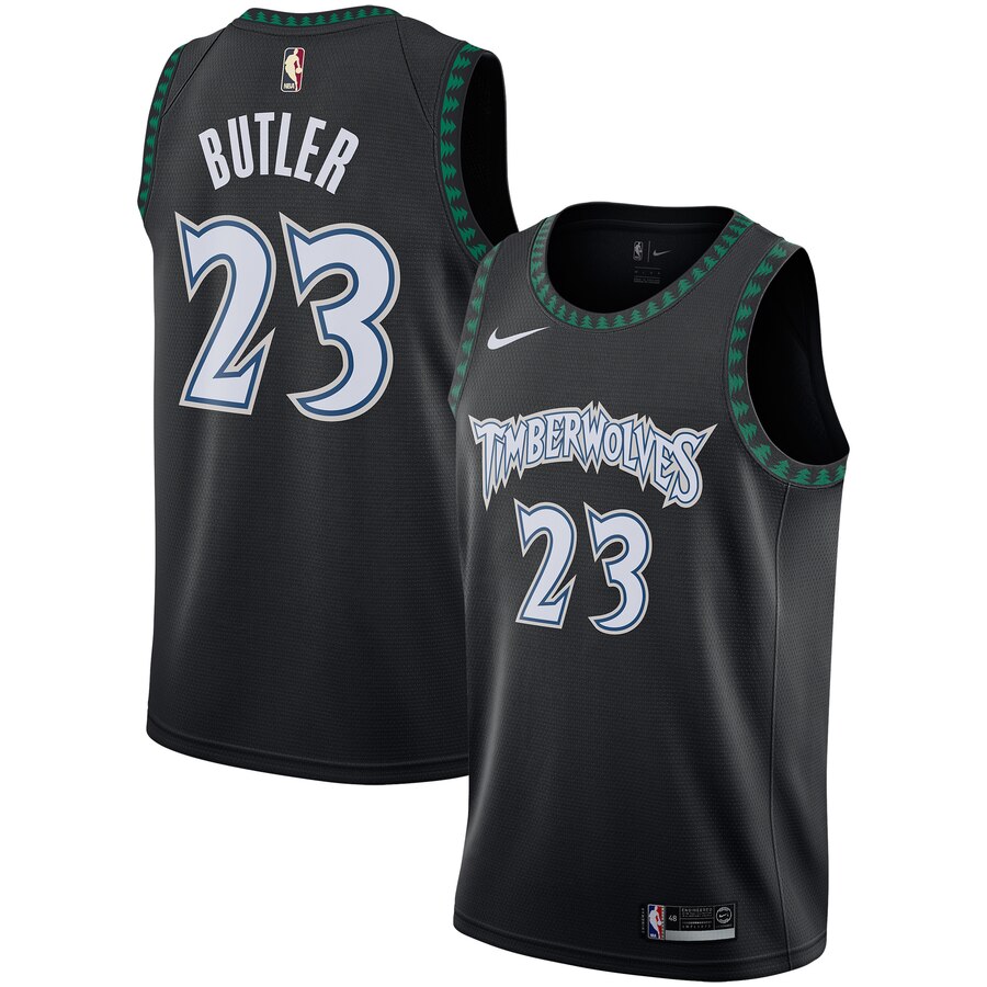Jimmy Butler Minnesota Timberwolves Nike Hardwood Classics Swingman Jersey - Black