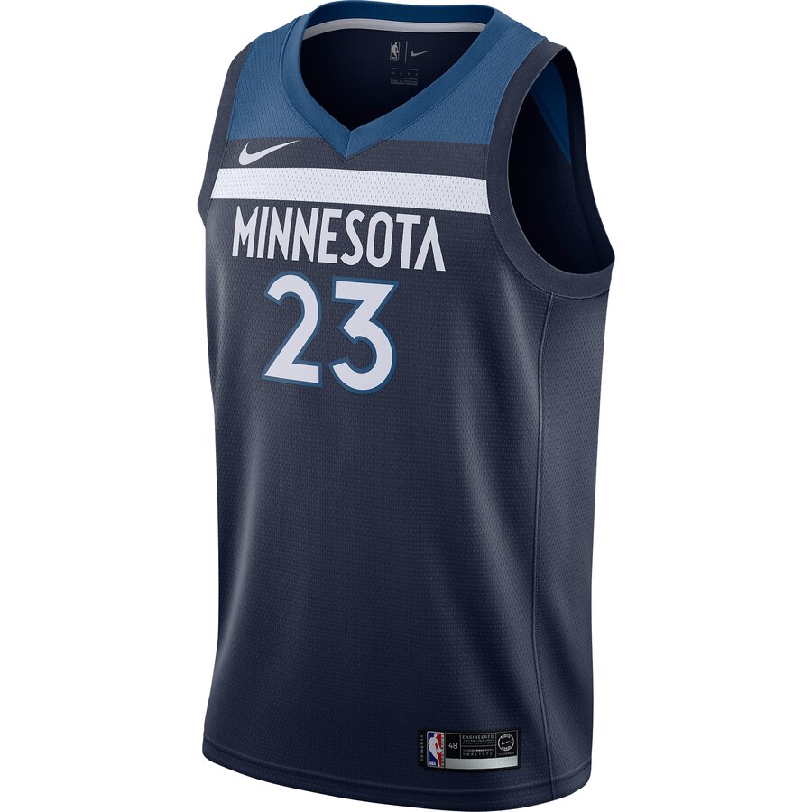 Alternative view of Jimmy Butler Minnesota Timberwolves Swingman Jersey - Icon Edition - Navy