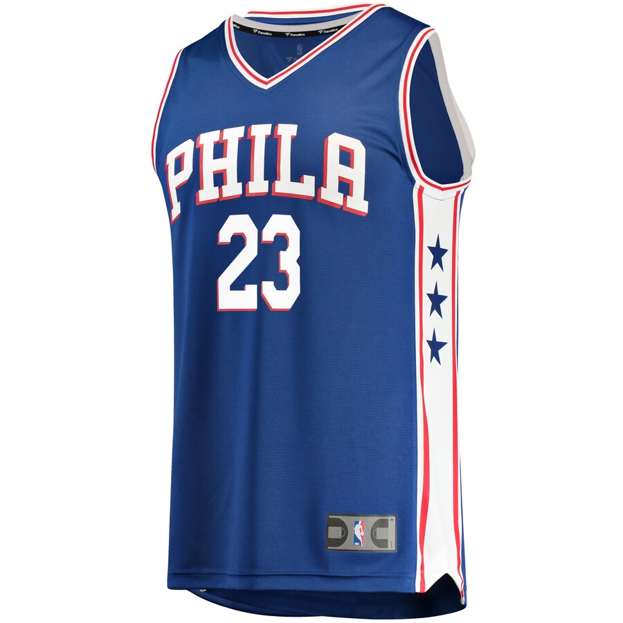 Alternative view of Jimmy Butler Philadelphia 76ers Fanatics Branded Fast Break Replica Player Jersey- Icon Edition - Royal
