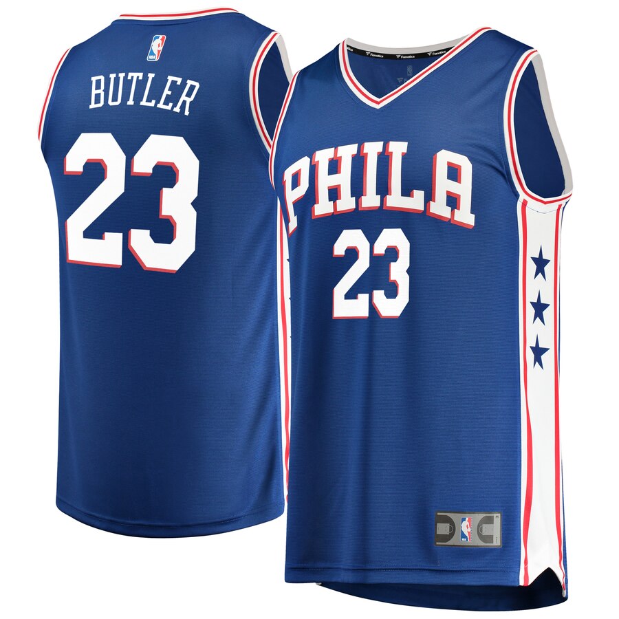 Jimmy Butler Philadelphia 76ers Fanatics Branded Fast Break Replica Player Jersey- Icon Edition - Royal