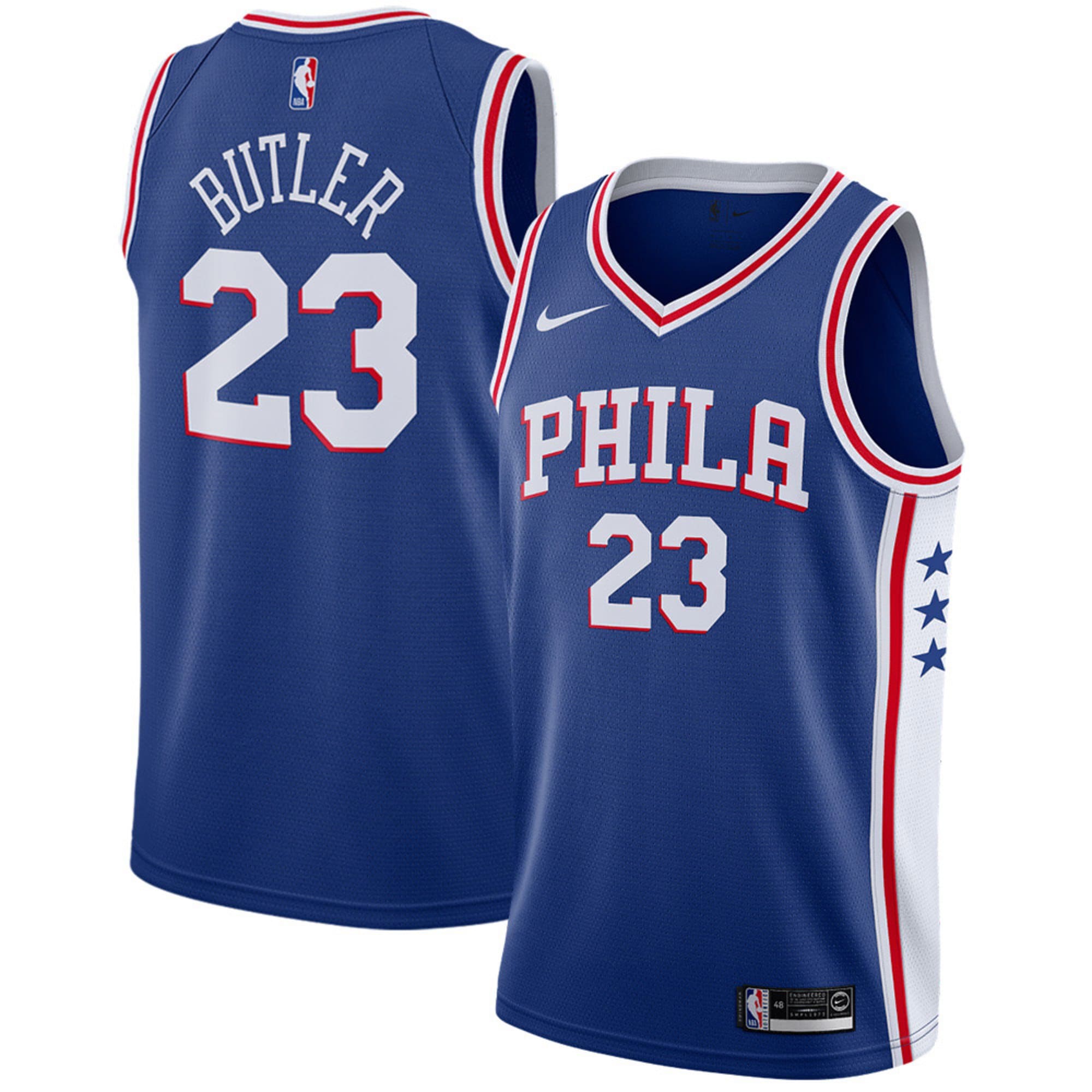 Jimmy Butler Philadelphia 76ers Youth Swingman Jersey Blue - Icon Edition