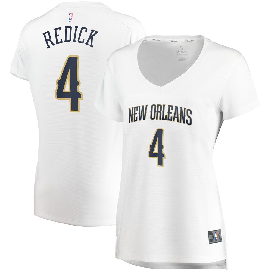 Jj Redick New Orleans Pelicans Fanatics Branded Women's Fast Break Player Jersey - Association Edition - White