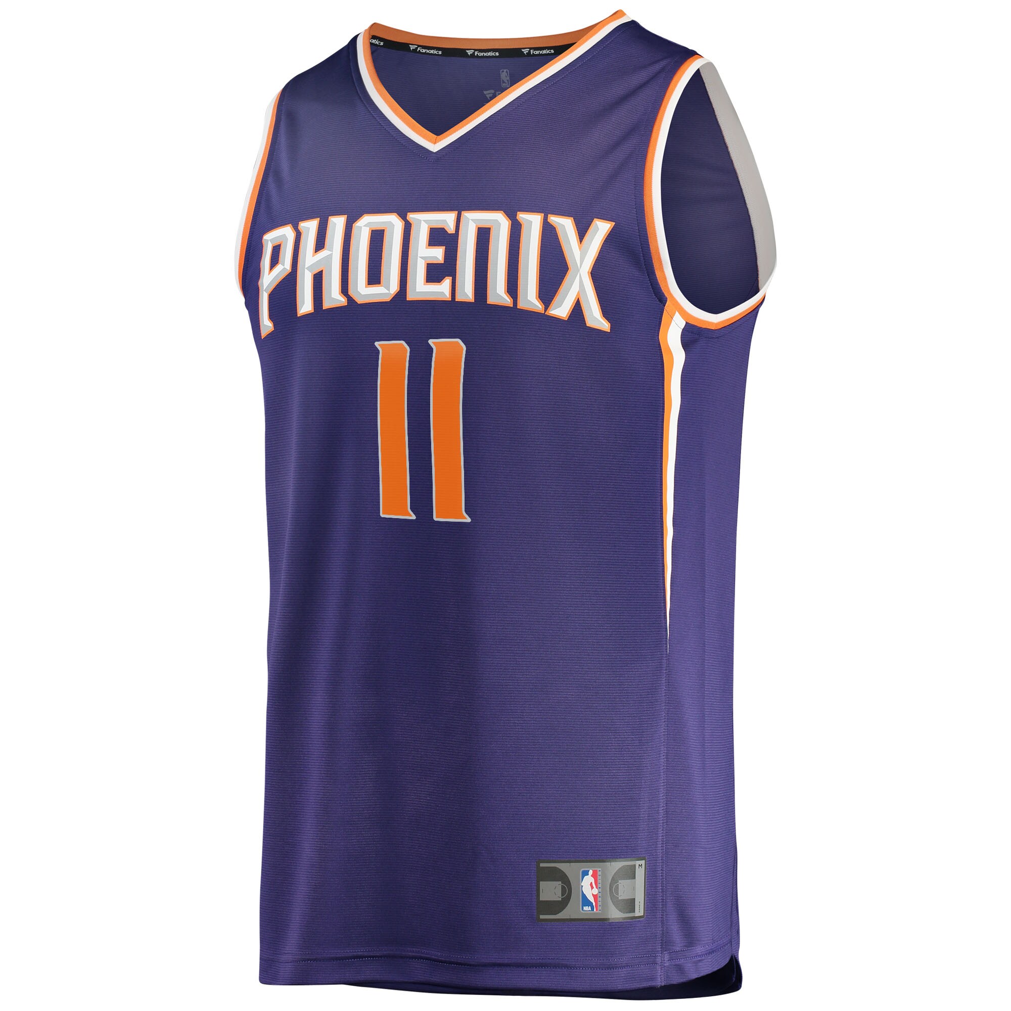 Alternative view of Jock Landale Phoenix Suns Fanatics Fast Break Replica Jersey - Icon Edition - Purple
