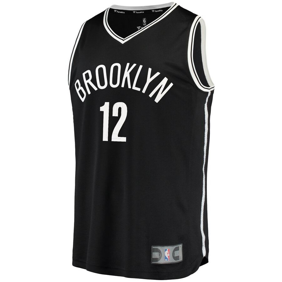 Alternative view of Joe Harris Brooklyn Nets Fanatics Branded Fast Break Replica Player Jersey – Icon Edition – Black