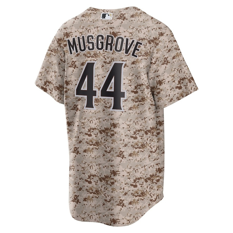 Alternative view of Joe Musgrove 44 San Diego Padres USMC Alternate Men Jersey - Camo 