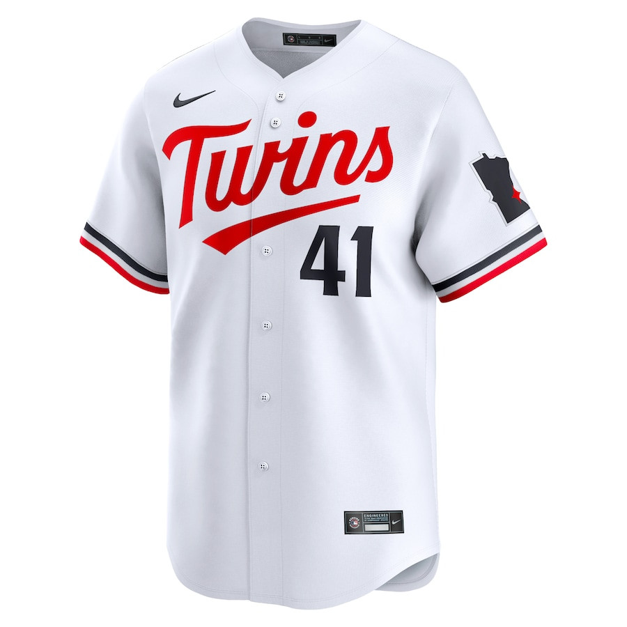 Alternative view of Joe Ryan 41 Minnesota Twins Home Limited Player Men Jersey - White 