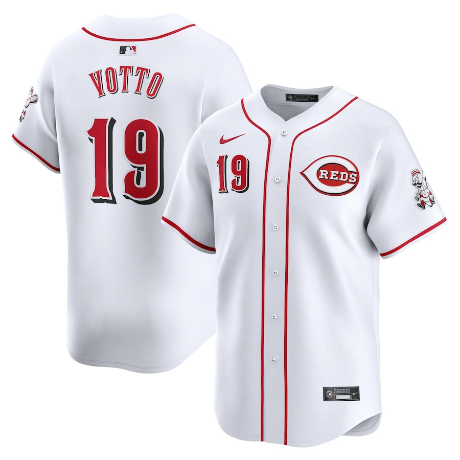 Joey Votto 19 Cincinnati Reds Home Limited Player Men Jersey - White