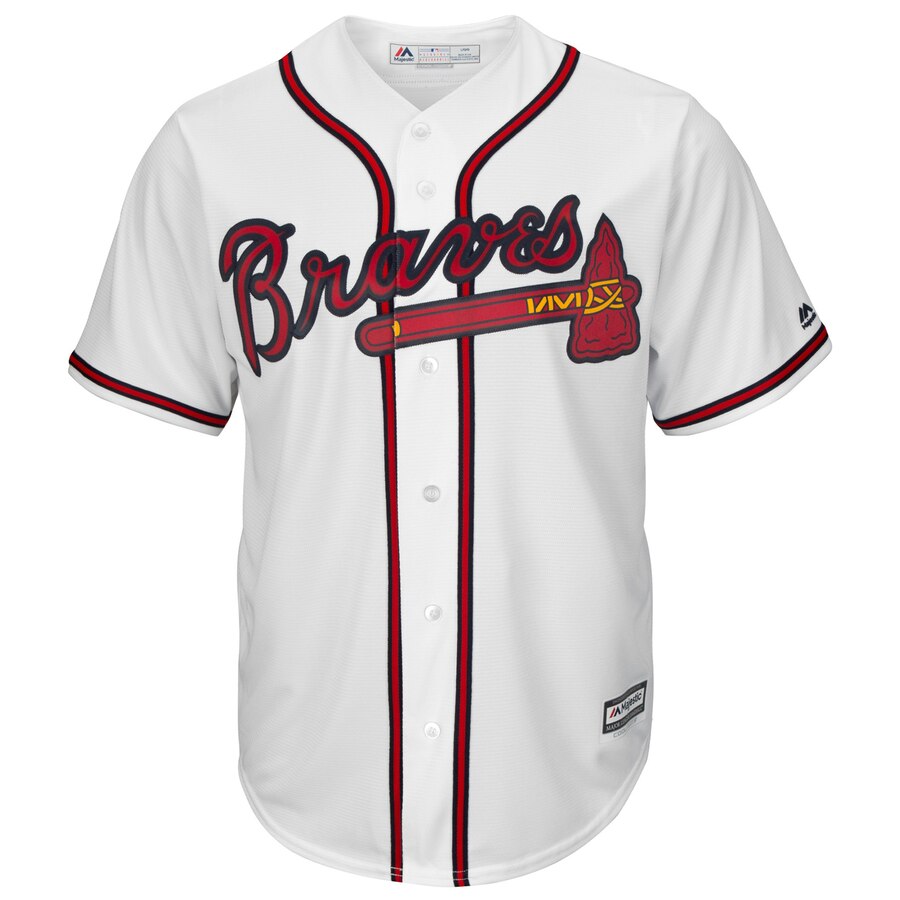 Alternative view of Johan Camargo Atlanta Braves Majestic Home Official Cool Base Player Jersey - White