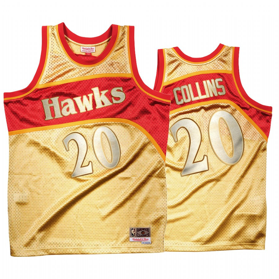 John Collins 20 Atlanta Hawks Gold Classic Once More Jersey - JS499 
