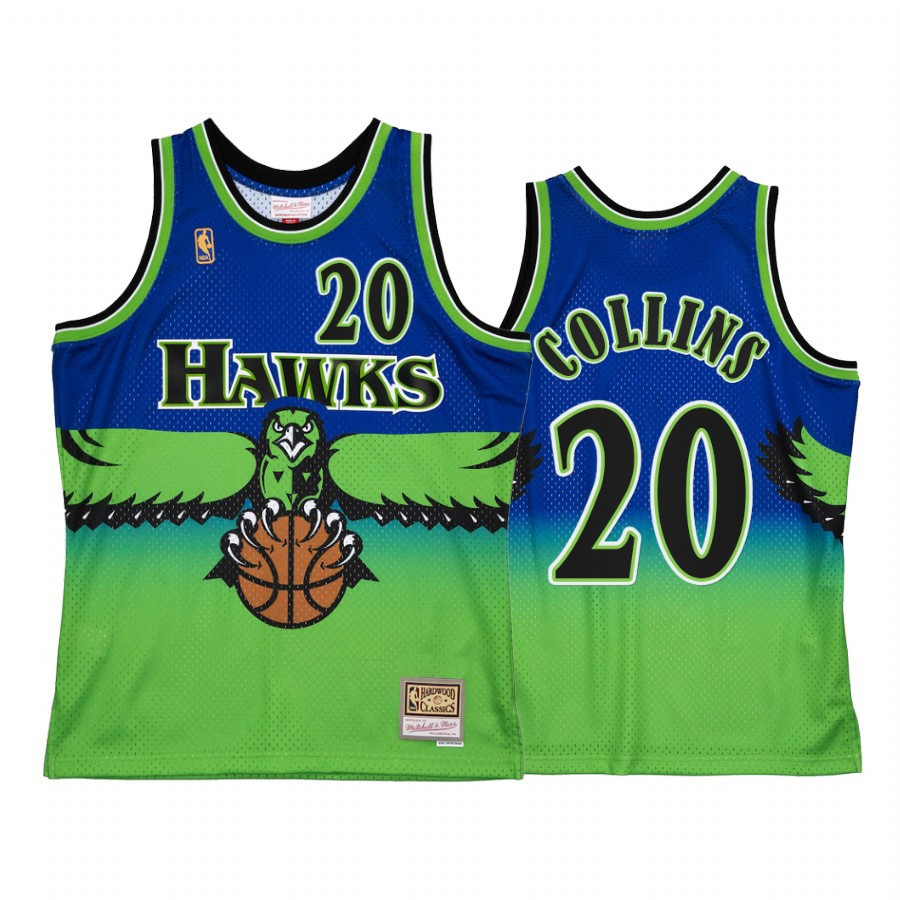 John Collins 20 Atlanta Hawks Reload 2.0 Jersey Blue - JS440 