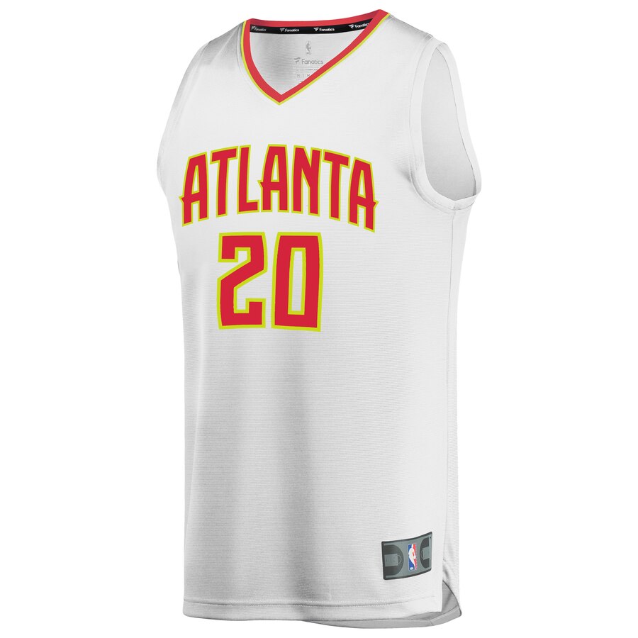 Alternative view of John Collins Atlanta Hawks Fanatics Branded Youth Fast Break Replica Jersey - Association Edition - White