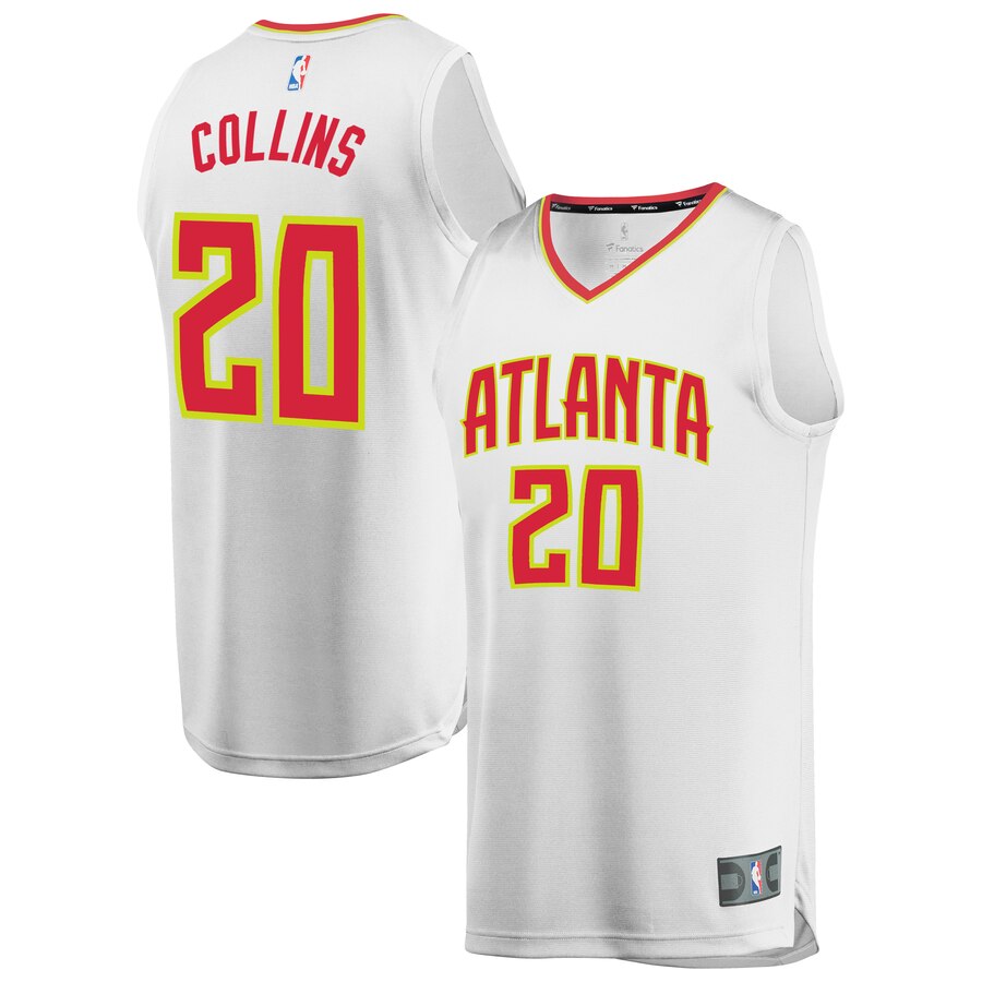 John Collins Atlanta Hawks Fanatics Branded Youth Fast Break Replica Jersey - Association Edition - White
