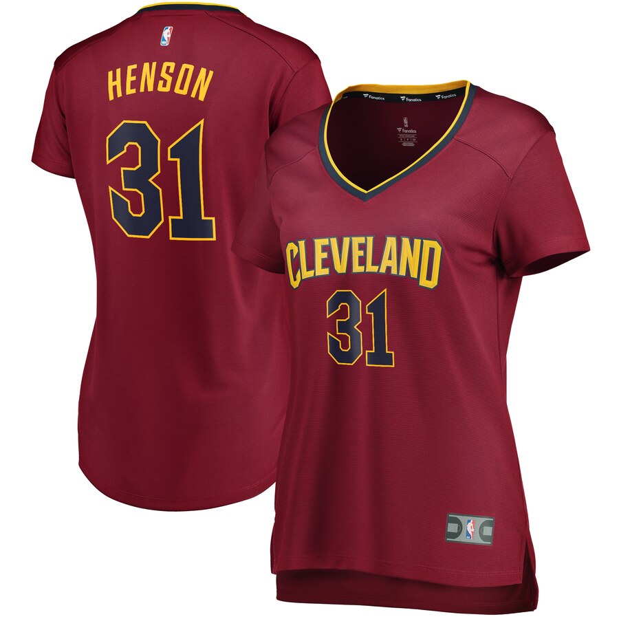 John Henson Cleveland Cavaliers Fanatics Branded Women's Fast Break Replica Player Jersey - Icon Edition - Wine